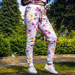 Load image into Gallery viewer, Sports Pants Flowered

