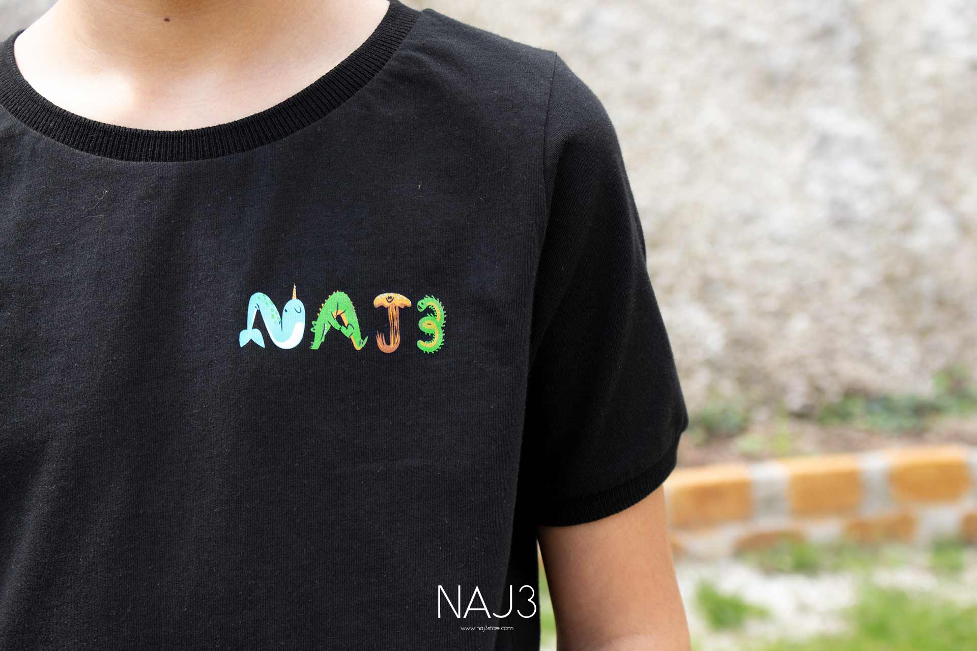 T-shirt NAJ3 Black Boy
